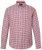 JP1880 Checked Flannel Shirt Long Sleeve Light Red - Herrenhemden - Herrenhemden in großen Größen
