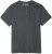 Adamo Silas Regular fit Serafino T-shirt Charcoal - Herren-T-shirts - Herren-T-Shirts in großen Größen