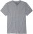 Adamo Silas Regular fit Serafino T-shirt Grey - Herren-T-shirts - Herren-T-Shirts in großen Größen