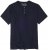 Adamo Silas Regular fit Serafino T-shirt Navy - Herren-T-shirts - Herren-T-Shirts in großen Größen