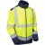 Leo Bowden Ecoviz Softshell Jacket Hi-Vis Yellow/Navy Print - Herren arbeitskleidung - Herren Arbeitskleidung Große Größen