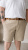 Kam Jeans 3402 Belted Dobby Weave Stretch Chino Shorts Beige - Herrenshorts - Herrenshorts in großen Größen