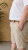 Kam Jeans 3402 Belted Dobby Weave Stretch Chino Shorts Beige - Herrenshorts - Herrenshorts in großen Größen