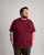 Motley Denim Milan T-Shirt Rot - Herren-T-shirts - Herren-T-Shirts in großen Größen