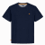 Motley Denim Stockholm T-shirt Navy - Herren-T-shirts - Herren-T-Shirts in großen Größen