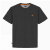 Motley Denim Stockholm T-shirt Charcoal - Herren-T-shirts - Herren-T-Shirts in großen Größen