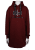 Nora Mikken KADRI WHITE Long Hoodie Burgundy - Sweaters & hoodies - 