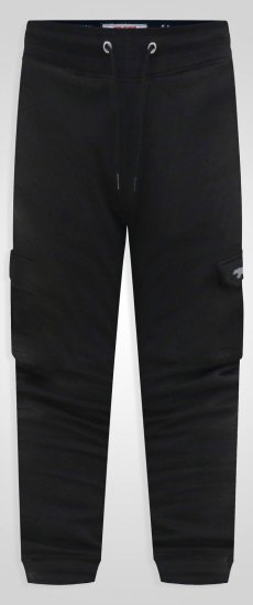 D555 Dexter 1 Cargo Jogger With Bear Embroidery TALL Schwarz - TALL jogginghosen - TALL Jogginghosen mit extra Länge