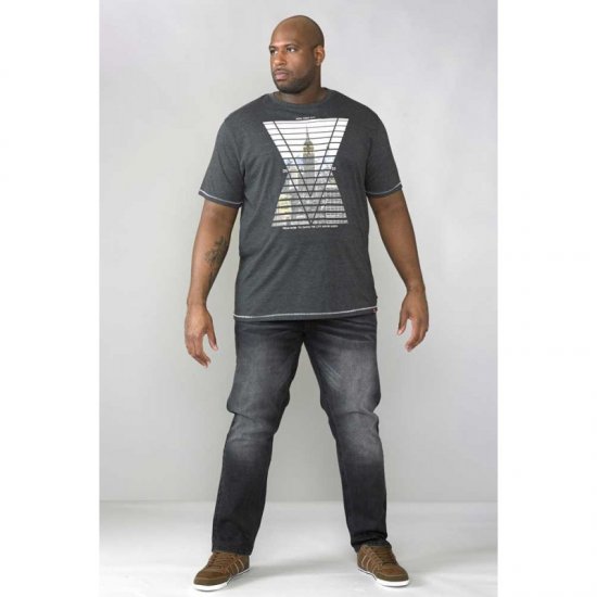 D555 Benson Tapered Fit Stretch Jeans Stonewash TALL SIZES - HERRENBEKLEIDUNG MT-6XLT - Langgrößen für Herren