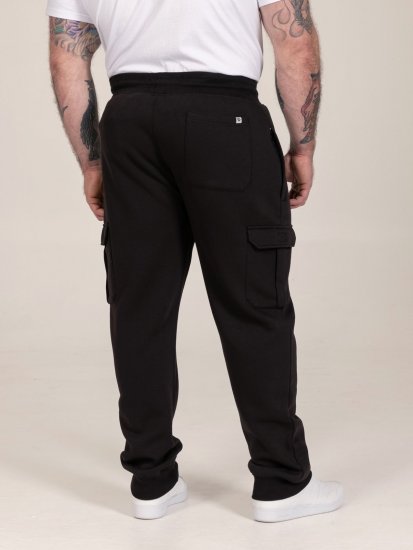 D555 Dexter 1 Cargo Jogger With Bear Embroidery TALL Schwarz - TALL jogginghosen - TALL Jogginghosen mit extra Länge