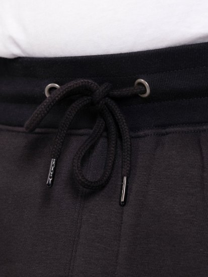 D555 Dexter 1 Cargo Jogger With Bear Embroidery TALL Schwarz - TALL jogginghosen - TALL Jogginghosen mit extra Länge