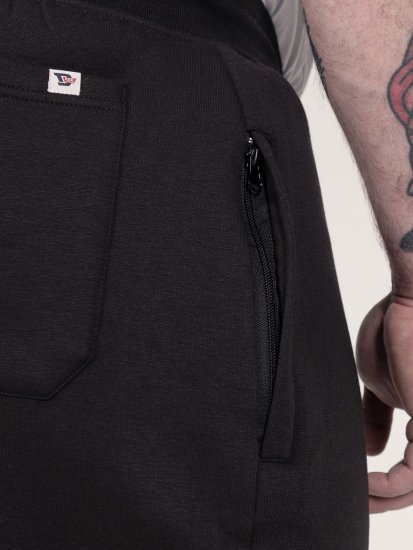 D555 Dexter 1 Cargo Jogger With Bear Embroidery TALL Schwarz - TALL jogginghosen - TALL Jogginghosen mit extra Länge