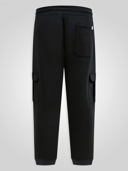 D555 Dexter 1 Cargo Jogger With Bear Embroidery TALL Schwarz - TALL jogginghosen - TALL Jogginghosen mit extra Länge