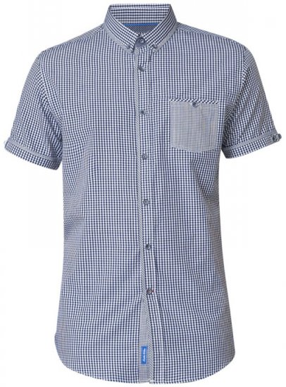 D555 Hank Gingham Short Sleeve Shirt - Herrenhemden - Herrenhemden in großen Größen