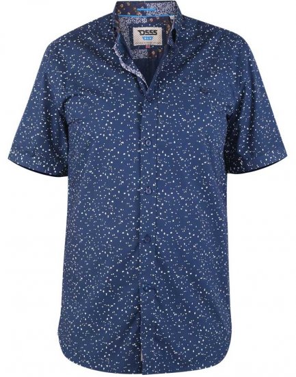 D555 FINDON Print Shirt - Herrenhemden - Herrenhemden in großen Größen