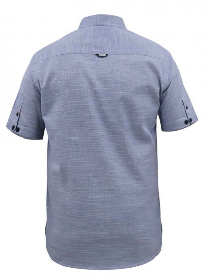D555 Hadley S/S Micro Dog Tooth Check Shirt - Herrenhemden - Herrenhemden in großen Größen