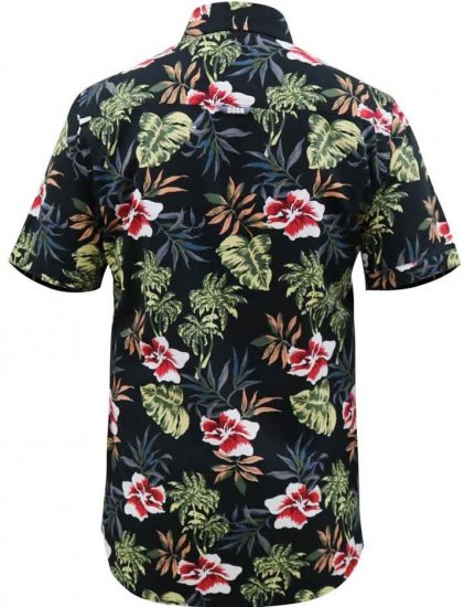 D555 Wilton Hawaiian Ao Print Short Sleeve Shirt - Herrenhemden - Herrenhemden in großen Größen