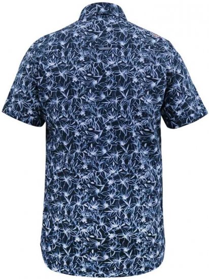 D555 Padbury Floral Ao Printed S/S Shirt Navy - Herrenhemden - Herrenhemden in großen Größen