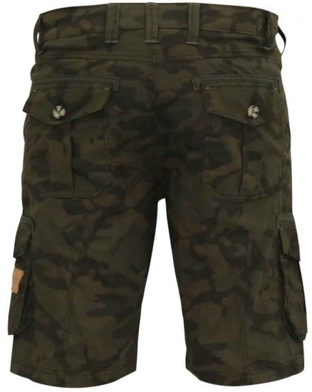 D555 Woobridge Camo Cotton Cargo Shorts - Herrenshorts - Herrenshorts in großen Größen