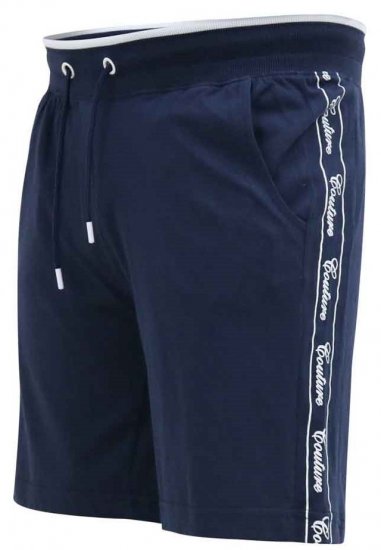 D555 Brantham Couture Elasticated Waistband Shorts Navy - Jogginghosen für herren - Jogginghosen für Herren in großen Größen