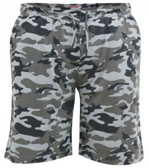 D555 Carlton Elasticated Waist Jersey Camo Shorts - Jogginghosen für herren - Jogginghosen für Herren in großen Größen