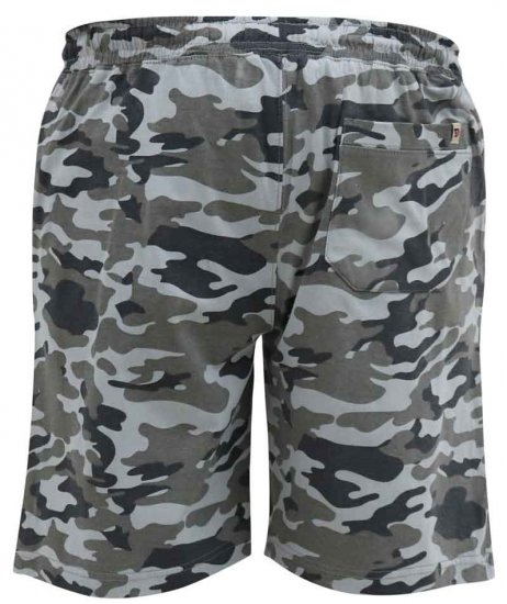 D555 Carlton Elasticated Waist Jersey Camo Shorts - Jogginghosen für herren - Jogginghosen für Herren in großen Größen