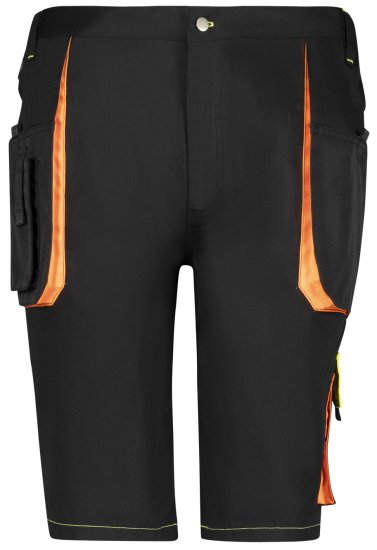 Adamo 109120 Arbeitsshorts Schwarz - Herren arbeitskleidung - Herren Arbeitskleidung Große Größen