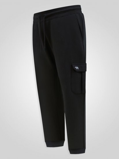 D555 Dexter 1 Cargo Jogger With Bear Embroidery TALL Schwarz - TALL jogginghosen - TALL Jogginghosen mit extra Länge