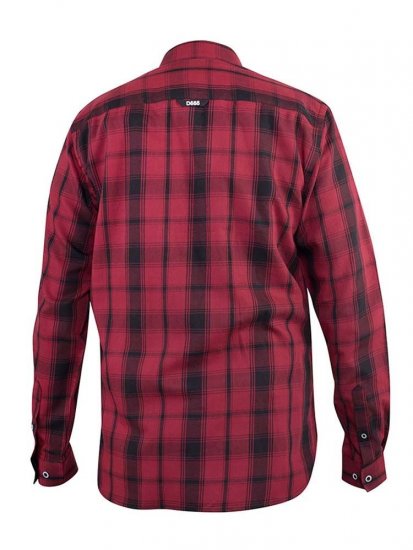 D555 Benalla Check Long Sleeve Button Down Shirt - Herrenhemden - Herrenhemden in großen Größen