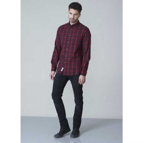 D555 Theo Long Sleeve Check Shirt - Herrenhemden - Herrenhemden in großen Größen
