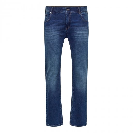 North Latitude Jeans Jack Blue Used Wash - Herren jacken - Herren Jacken in großen Größen
