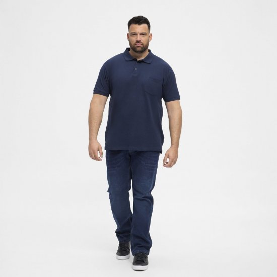 North Latitude Polo Navy Blue - Polo-shirts für herren - Polo-Shirts für Herren in großen Größen