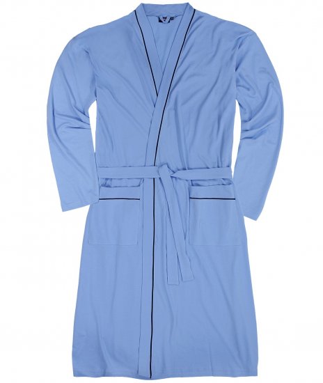 Adamo Boris House Coat Light Blue - Herrenunterwäsche & bademode - Herrenunterwäsche & Bademode in großen Größen