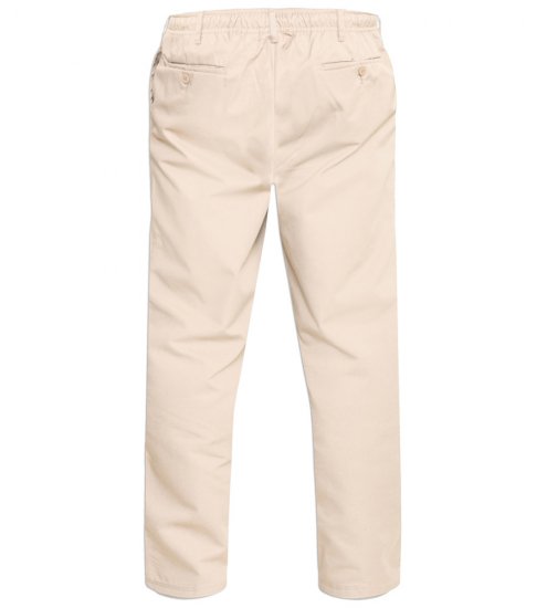 D555 Basilio Hose mit elastischem Bund Beige - Herren-jeans & -hosen - Herren-Jeans & -Hosen in großen Größen