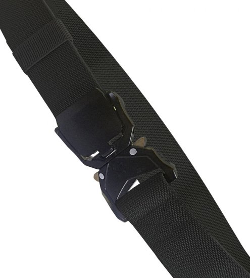 D555 Dale Tactical Stretch Webbing Belt with Heavy Duty Quick Release Buckle Black - Lange Gürtel - Lange Gürtel für Männer