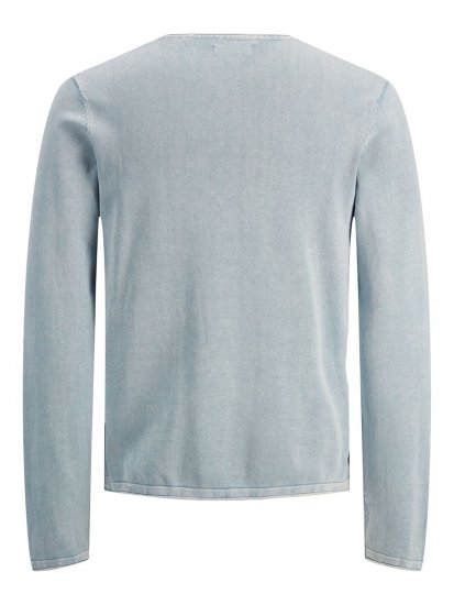 Jack & Jones JJELEO Knit Faded Denim - Herren-sweater und -hoodies - Herren-Sweater und -Hoodies in großen Größen