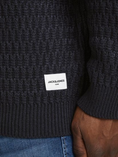 Jack & Jones JCOBRANDON Knit Black - Herren-sweater und -hoodies - Herren-Sweater und -Hoodies in großen Größen