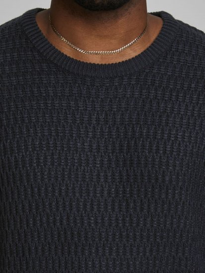 Jack & Jones JCOBRANDON Knit Black - Herren-sweater und -hoodies - Herren-Sweater und -Hoodies in großen Größen