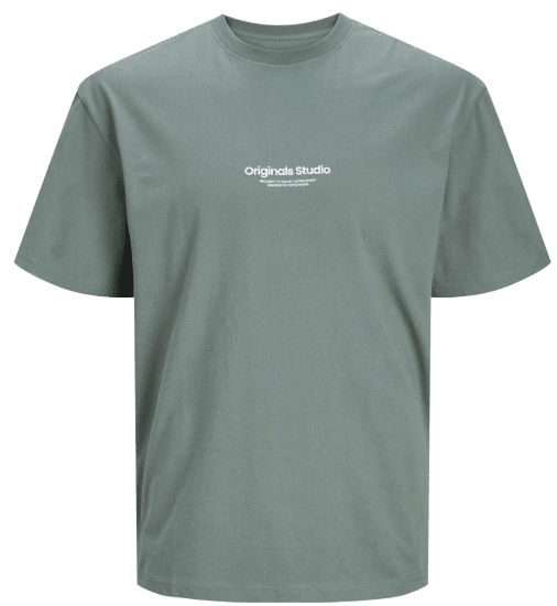 Jack & Jones JORVESTERBRO T-Shirt Laurel Wreath - Herren-T-shirts - Herren-T-Shirts in großen Größen