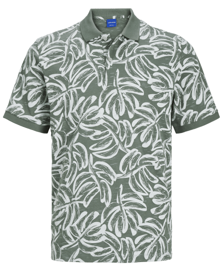 Jack & Jones JORLAFAYETTE AOP Polo Laurel Wreath - Polo-shirts für herren - Polo-Shirts für Herren in großen Größen