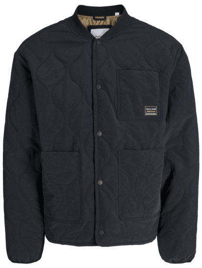 Jack & Jones Hero Liner Quilted Jacket Black - Herren jacken - Herren Jacken in großen Größen