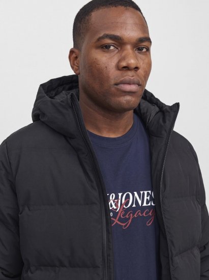 Jack & Jones Sage Pufferjacke Schwarz - Herren jacken - Herren Jacken in großen Größen