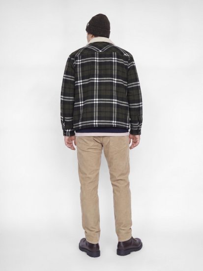 Jack & Jones Zac Teddy Overshirt Grün - Herren jacken - Herren Jacken in großen Größen