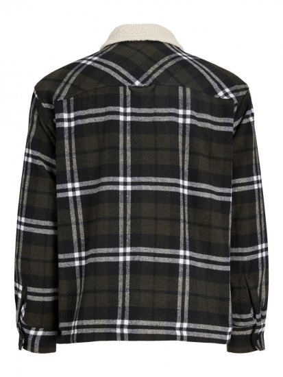 Jack & Jones Zac Teddy Overshirt Grün - Herren jacken - Herren Jacken in großen Größen