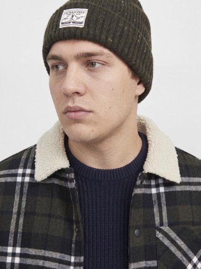 Jack & Jones Zac Teddy Overshirt Grün - Herren jacken - Herren Jacken in großen Größen