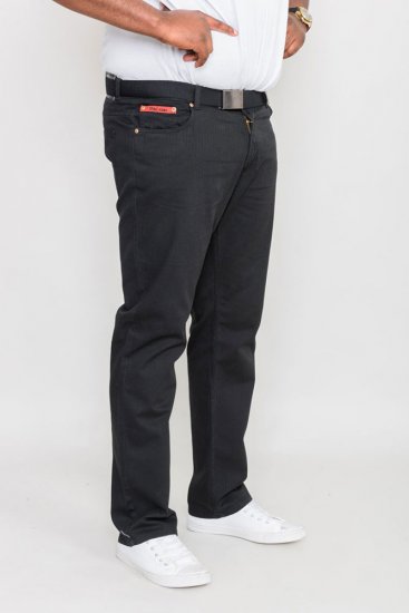 Duke Mario Bedford cord-pants Black - Herren-jeans & -hosen - Herren-Jeans & -Hosen in großen Größen