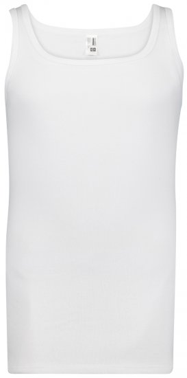 Adamo Royal Fine Ribbed Undershirt White - Herrenunterwäsche & bademode - Herrenunterwäsche & Bademode in großen Größen