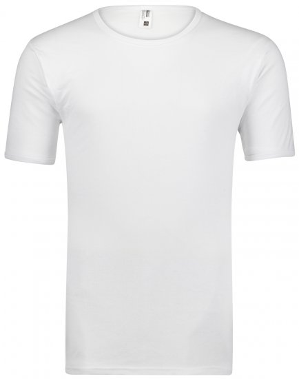Adamo Royal Fine Ribbed Under-T-shirt White - Herrenunterwäsche & bademode - Herrenunterwäsche & Bademode in großen Größen
