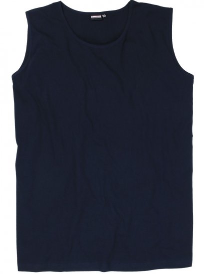 Adamo Rod Comfort Fit Tank Top Navy - Herren-T-shirts - Herren-T-Shirts in großen Größen