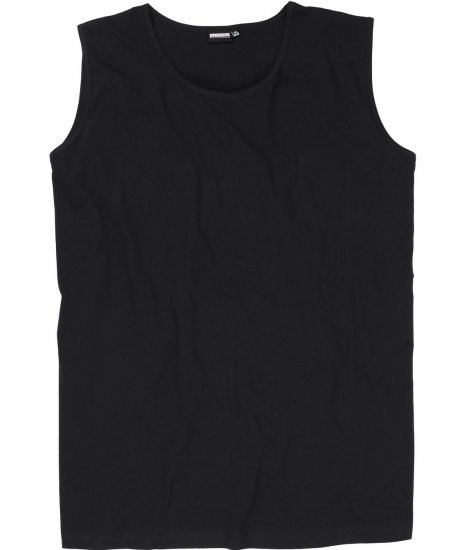 Adamo Rod Comfort Fit Tank Top Black - Herren-T-shirts - Herren-T-Shirts in großen Größen